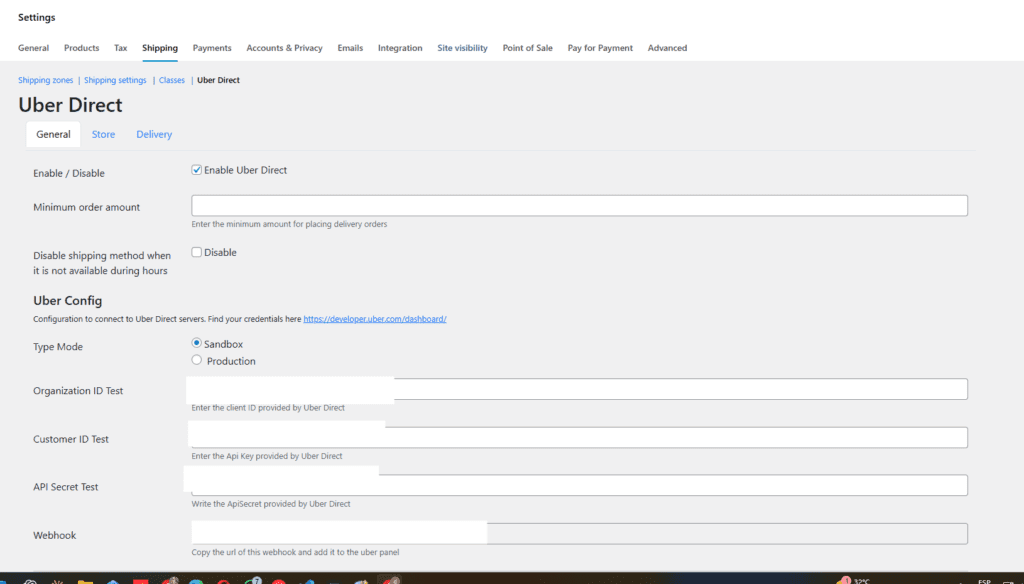 Uber Direct Plugin