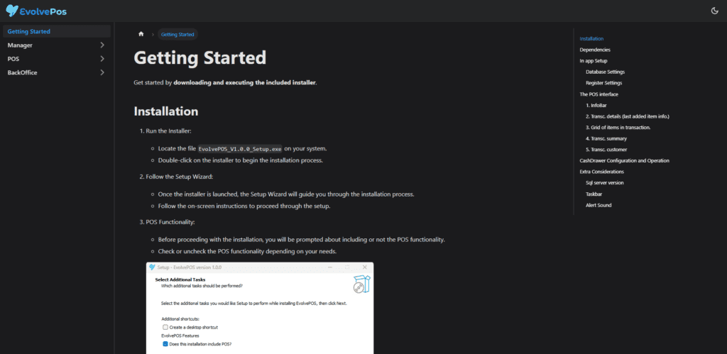 EvolvePOS Docs