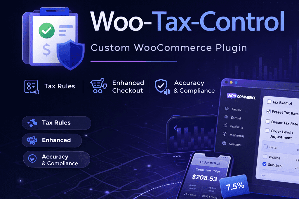 Woo-Tax-Control – Custom WooCommerce Plugin