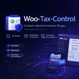 Woo-Tax-Control – Custom WooCommerce Plugin