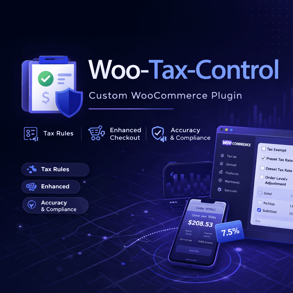 Woo-Tax-Control – Custom WooCommerce Plugin